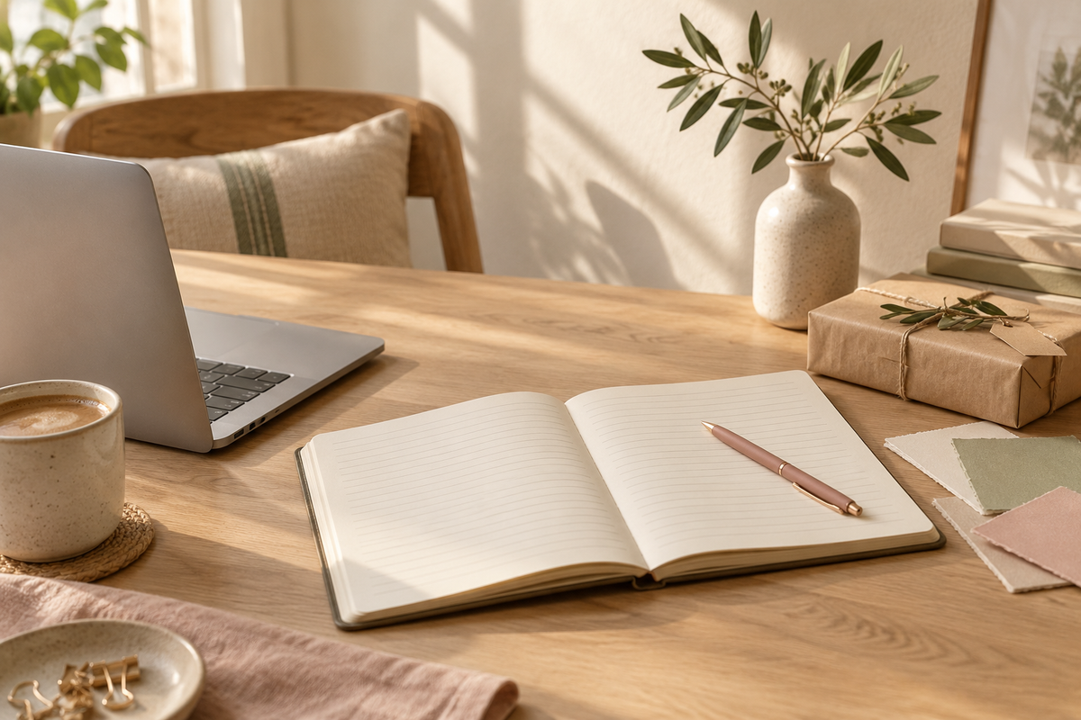 Side Hustle Starter Planner | 32-Page Business Workbook & 30-Day Action Plan