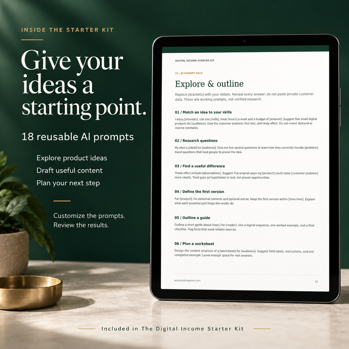 The Digital Income Starter Kit